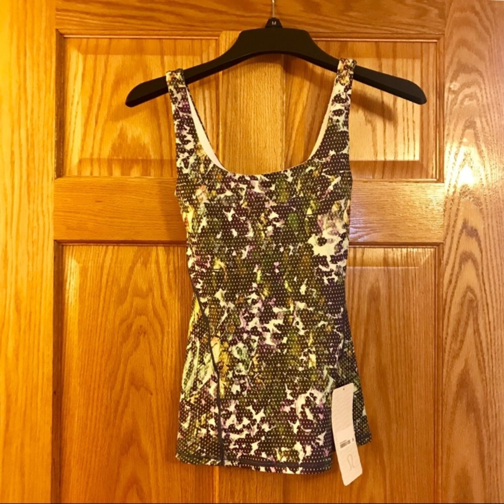 Lululemon athletica floral tank top